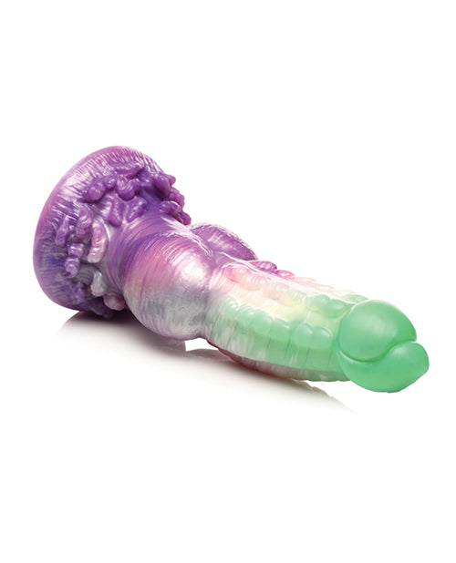 Creature Cocks Aqua Phoenix Silicone Dildo - Multi Color