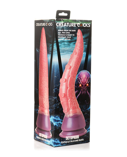 Creature Cocks Octoprobe Tentacle Silicone Dildo - Pink/Purple