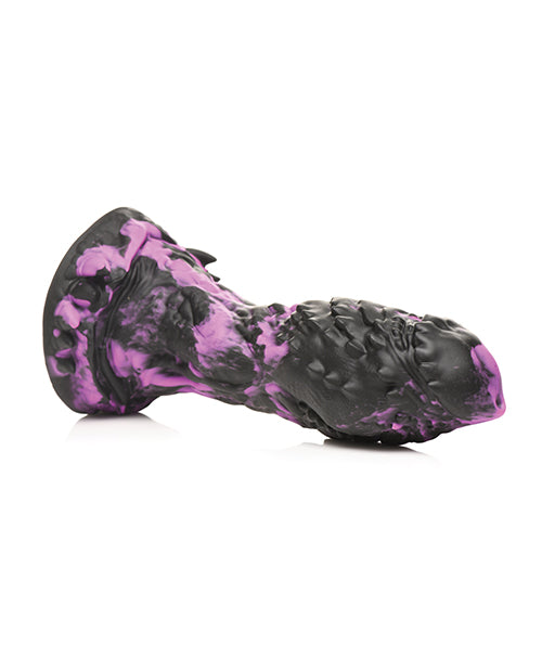 Creature Cocks Grim Silicone Dildo - Black/Purple