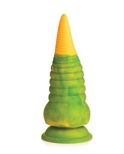 Creature Cocks Monstropus 2.0 Vibrating Tentacle Silicone Dildo - Yellow/Green