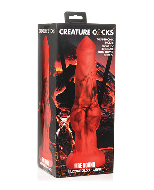 Creature Cocks Fire Hound Silicone Dildo