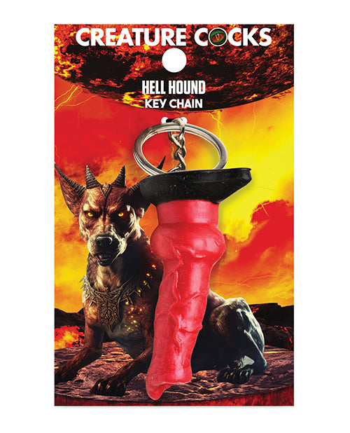 Creature Cocks Hell-Hound Silicone Key Chain - Red by Xr LLC