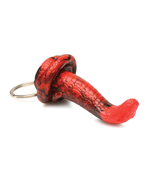 Creature Cocks King Cobra Silicone Key Chain - Black/Red by Xr LLC