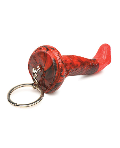 Creature Cocks King Cobra Silicone Key Chain - Black/Red by Xr LLC