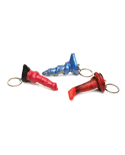 Creature Cocks Hell-Hound, Lord Kraken, & King Cobra Silicone Key Chain Set - Pack of 3 Multi Color by Xr LLC