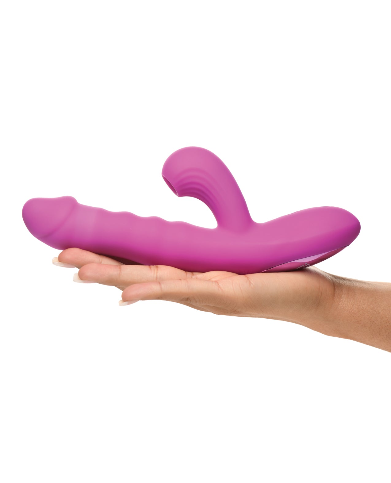 Bang! Thrusting & Sucking Rabbit Vibrator - Purple