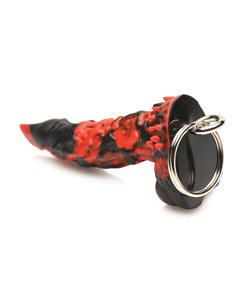 Creature Cocks Fire Demon Keychain - Red/Black by Xr LLC