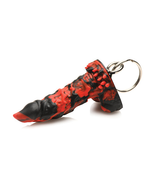 Creature Cocks Fire Demon Keychain - Red/Black by Xr LLC