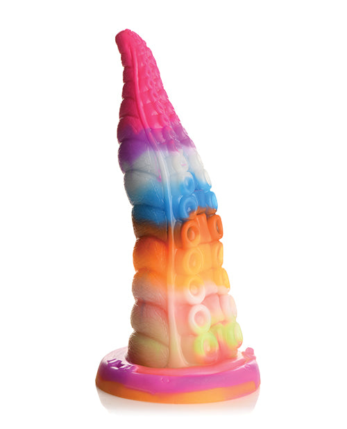 Creature Cocks Luminoctopus Glow-in-the-Dark Tentacle Dildo - Rainbow