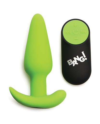 Bang! Glow in the Dark 21X Remote Controlled Butt Plug