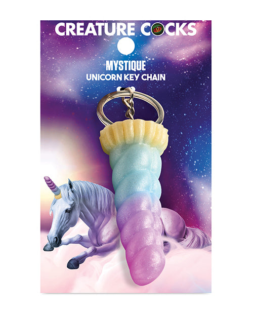 Creature Cocks Mystique Unicorn Silicone Key Chain - Multi Color by Xr LLC