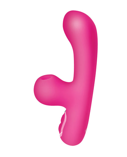 Bang! 10X G-Spot Rabbit Vibrator w/Suction - Pink