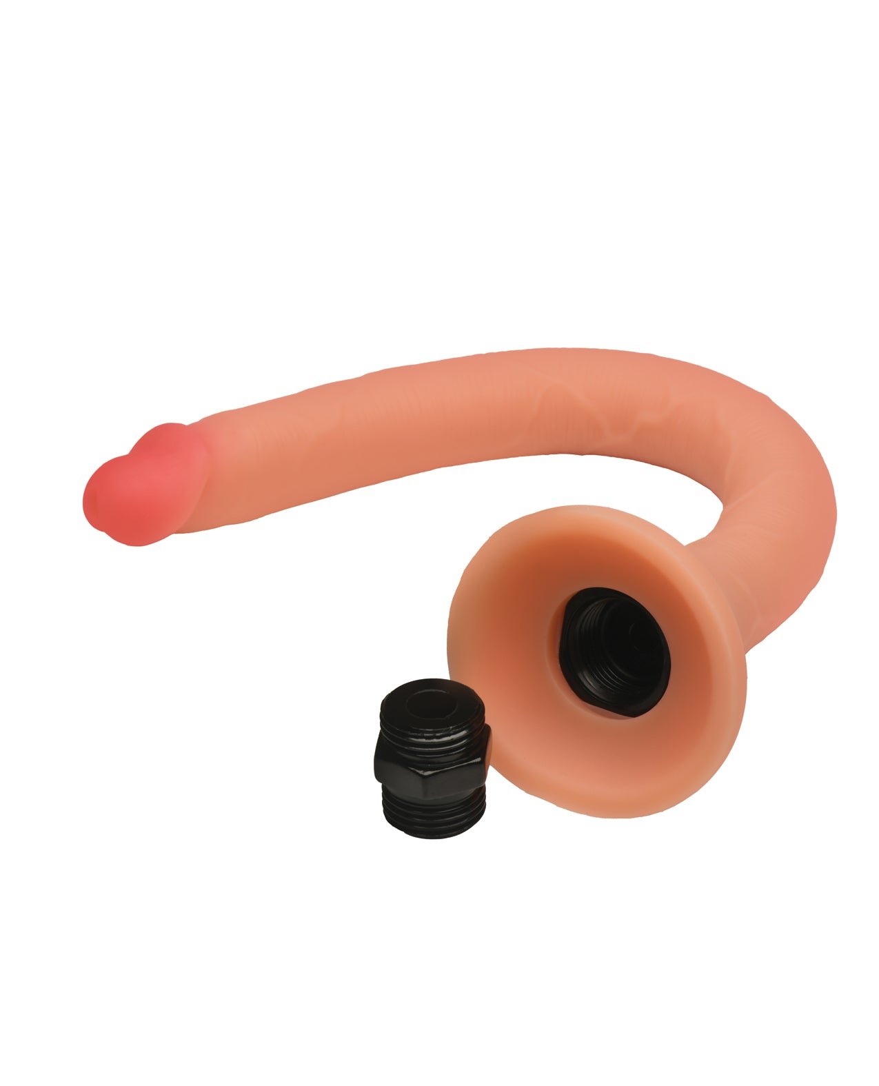 Hosed Silicone Enema Hose - 12" Long