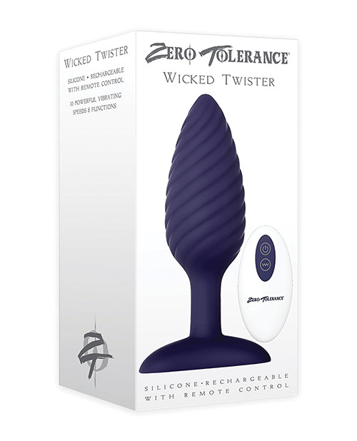 Zero Tolerance Wicked Twister Anal Rechargeable - Purple