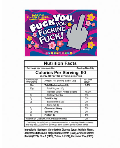 Fuck You You Fucking Fuck 3 oz Bag