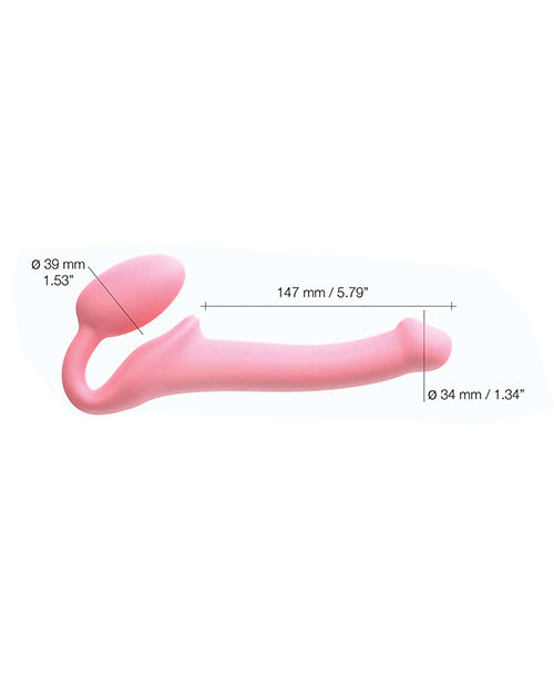 Strap-on-Me Semi-Realistic Bendable Strap-on - Pink SM