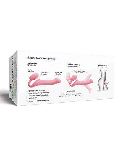 Strap-on-Me Semi-Realistic Bendable Strap-on - Pink SM