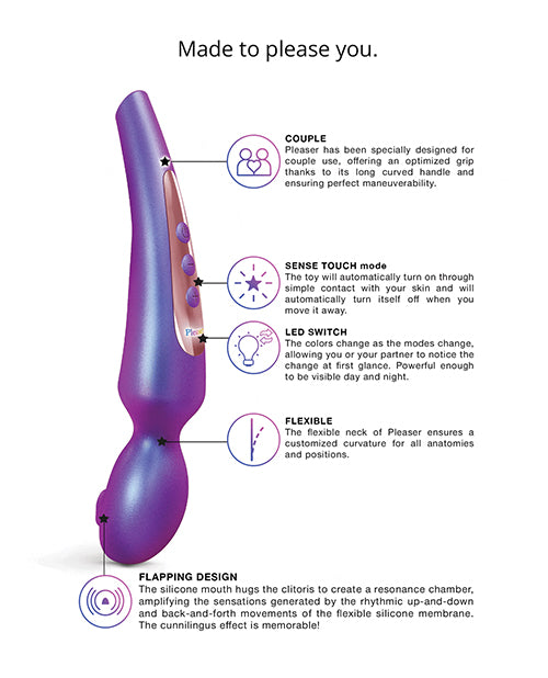 Love to Love Flapping Head Pleaser Wand - Iridescent Night