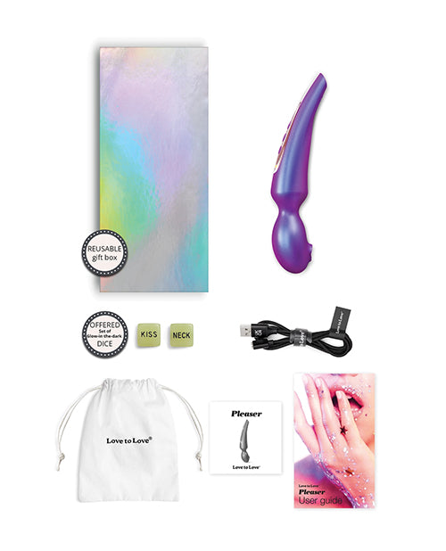 Love to Love Flapping Head Pleaser Wand - Iridescent Night