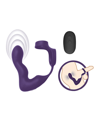 The Royale Inflatable P-Spot Vibe - Purple