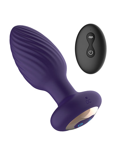 The Royale Rotating Anal Plug - Purple