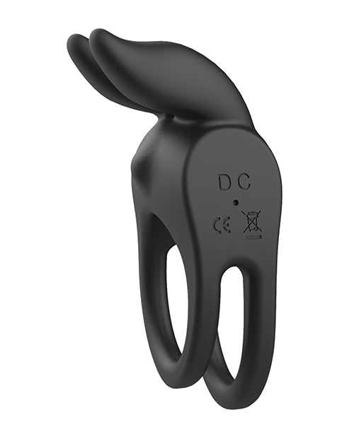 Enhancer Vibrating Rabbit C-Ring - Black