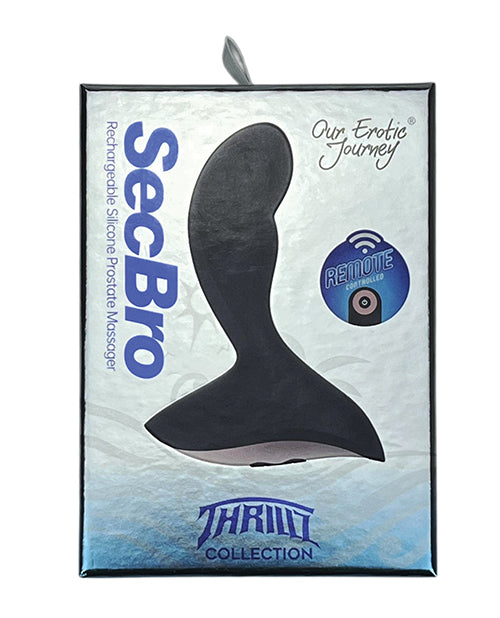 Thrillz Sec Bro Silicone Prostate Massager w/Remote