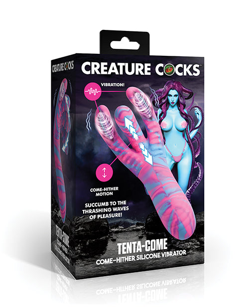 Creature Cocks Tenta-Come Come-Hither Tentacle Silicone Vibrator by Creature Cocks