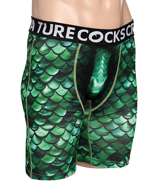 Creature Cocks - Creature Wear Cockness Monster Lake Creature Boxer Shorts - LG
