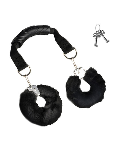 Master Series Furry Handcuffs w/Handle by Master Series