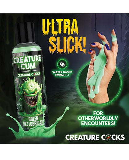 Creature Cocks - Creature Cum Green Water-Based Lubricant 4 oz by Creature Cocks