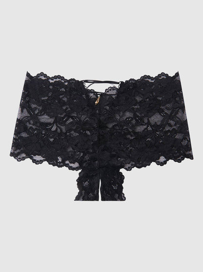 BELLA LACE CROTCHLESS CHEEKY