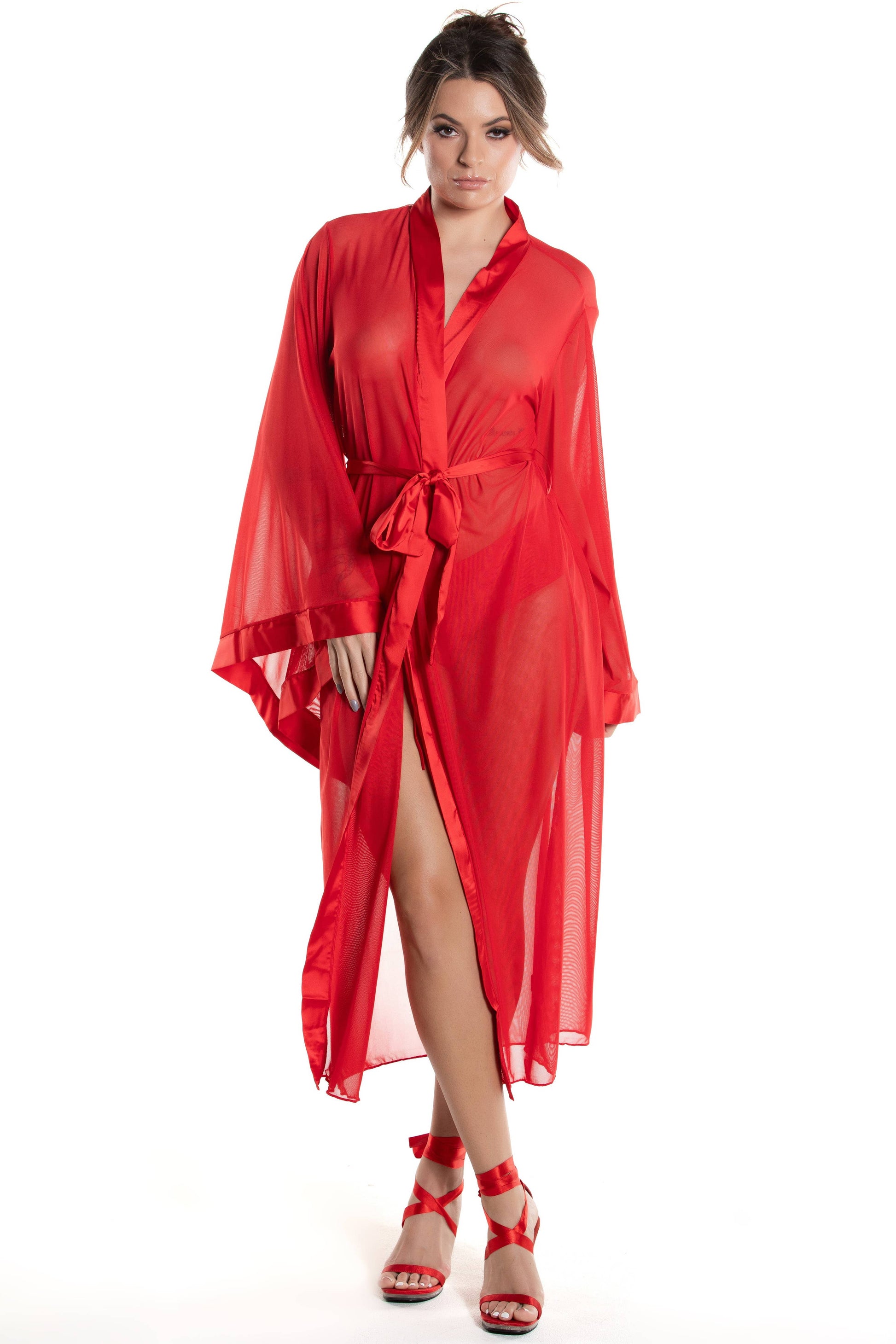 Long Mesh Robe by Midnight Ballerina