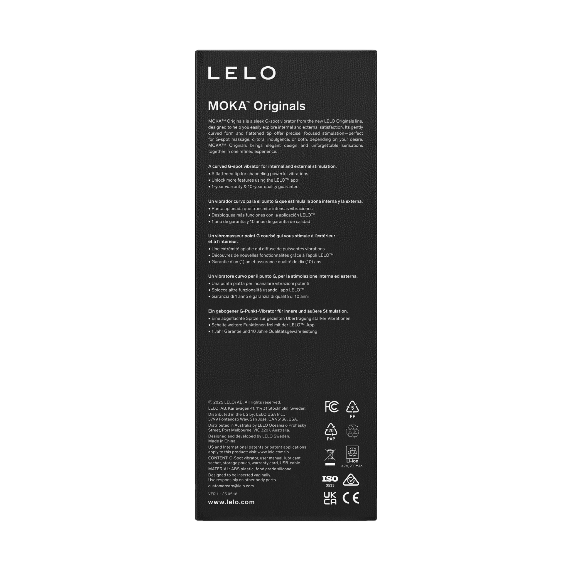 LELO MOKA Originals by LELO