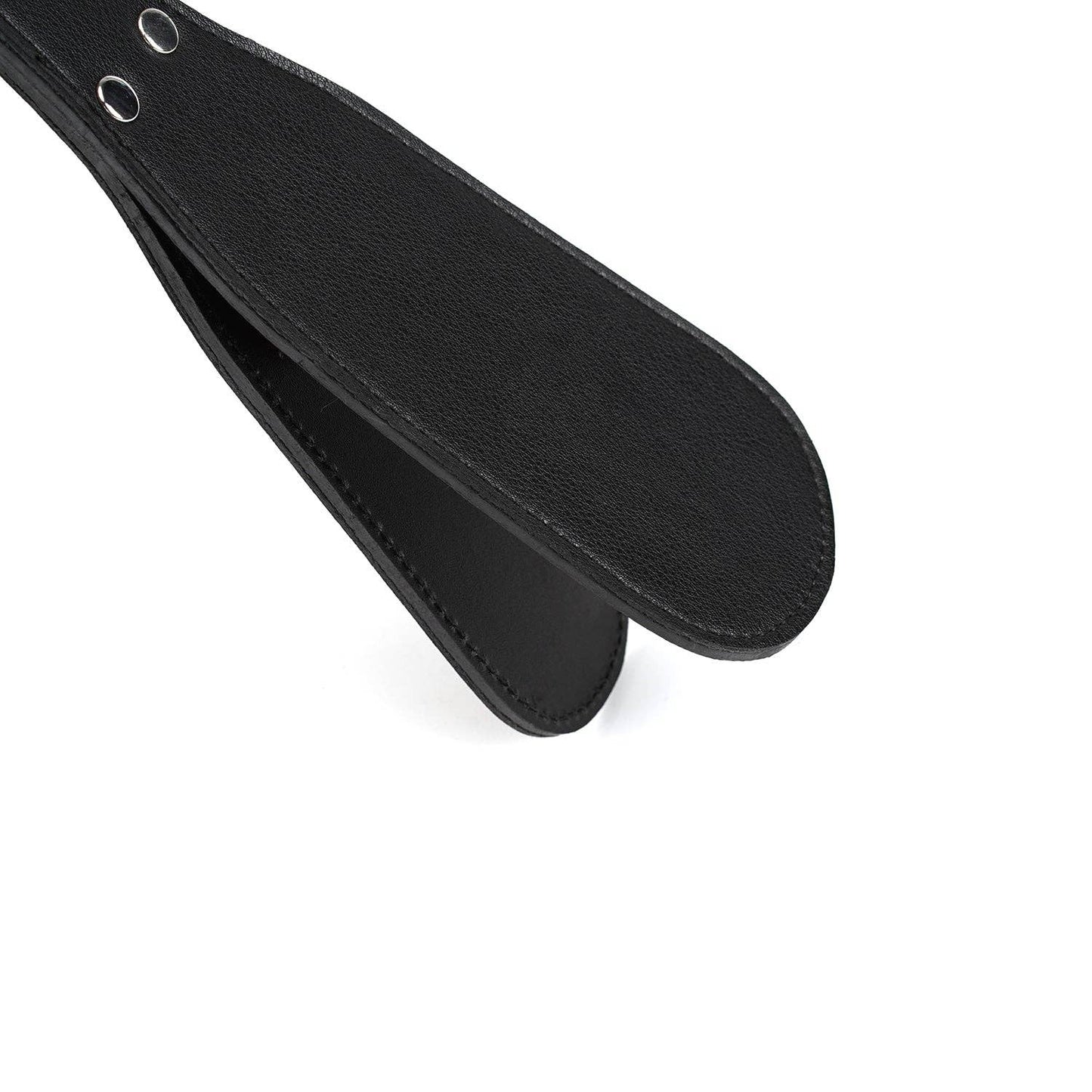 Liebe Seele- Black Leather Bond Split Spanking Paddle