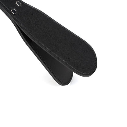 Liebe Seele- Black Leather Bond Split Spanking Paddle