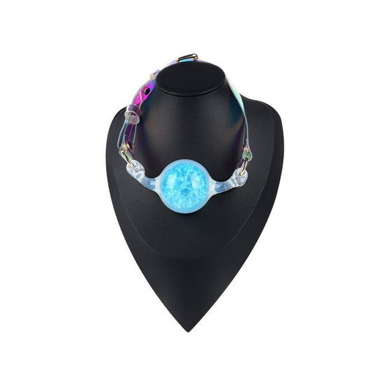 Liebe Seele -  Crystal Ball Gag - Blue