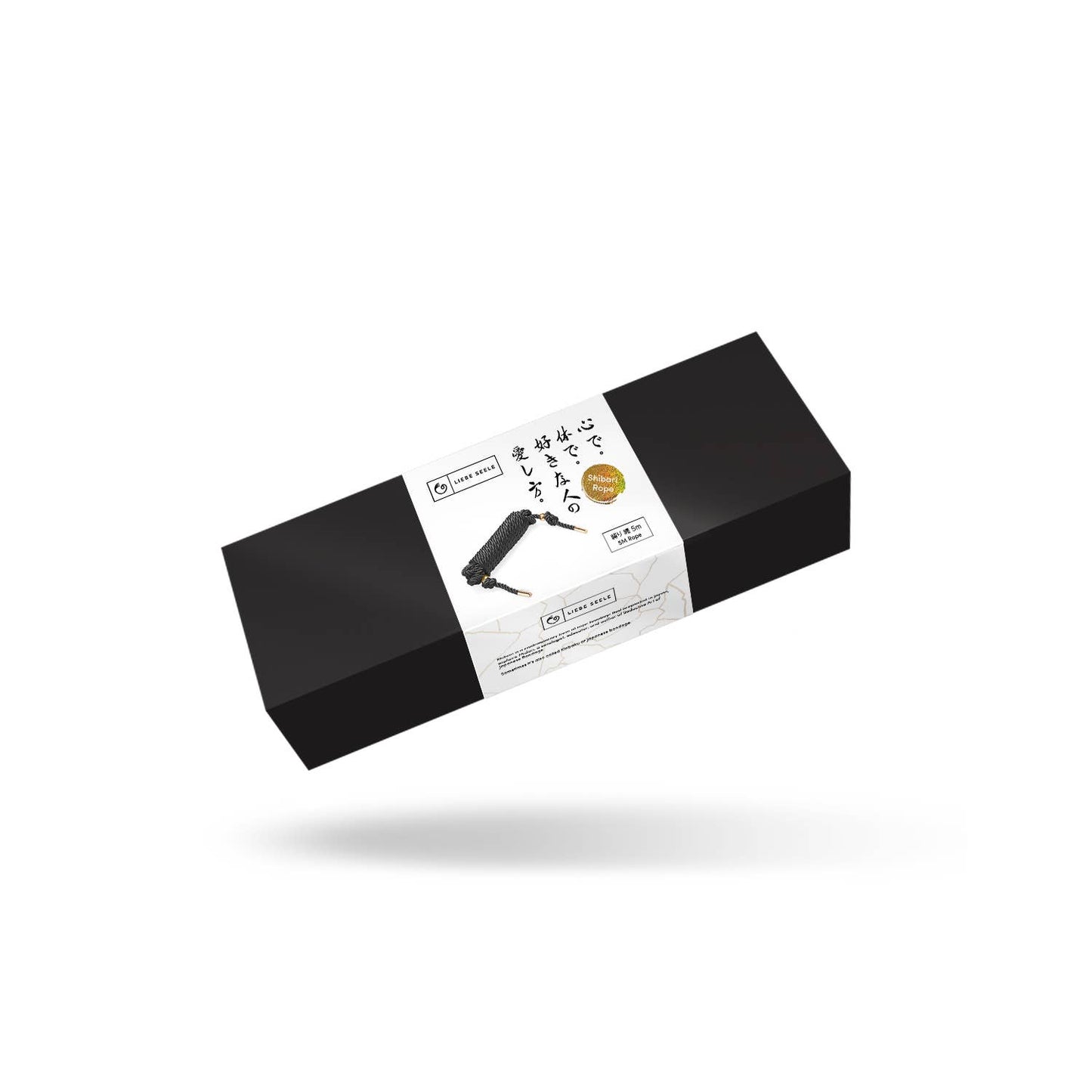 Liebe Seele- Black Shibari Bondage Rope Silky Cotton Rope 10m & 5m
