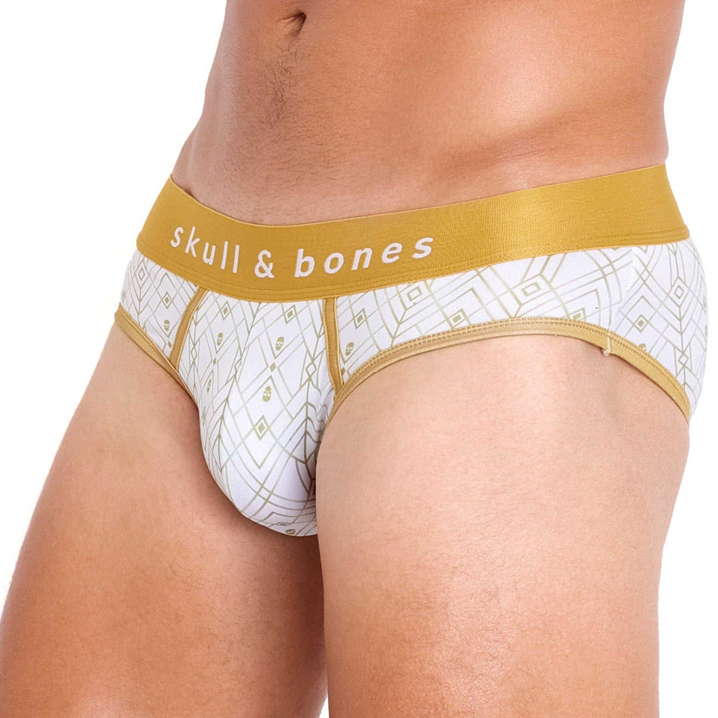 Art Deco White Brief