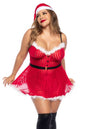Mrs. Claus Curvy Babydoll- Holiday
