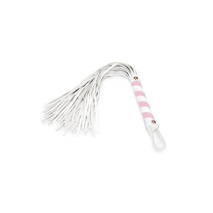 White & Pink Fairy Leather Flogger