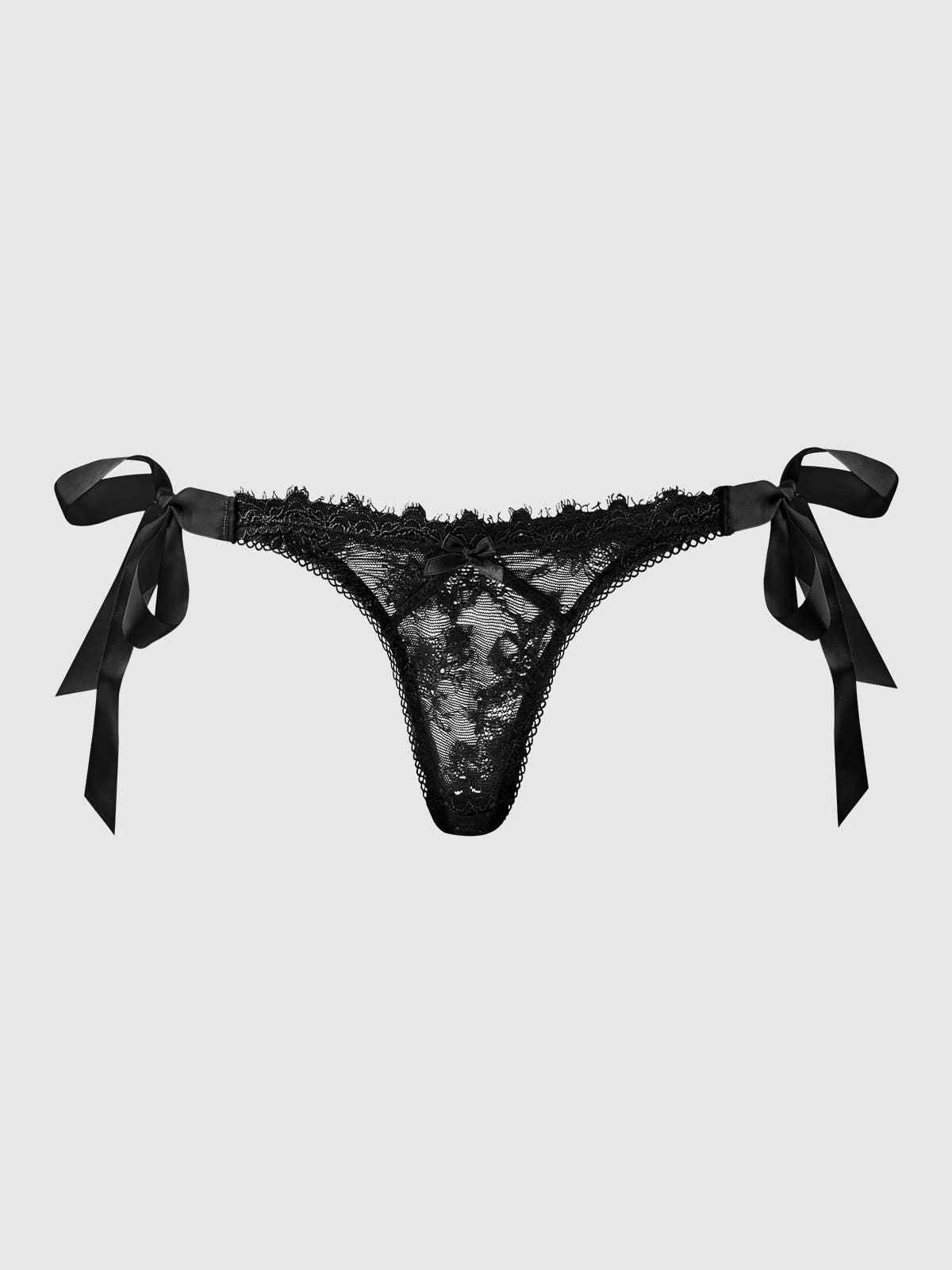 VICTORIA LACE DROP OFF TIE SIDE BIKINI by House of Desire