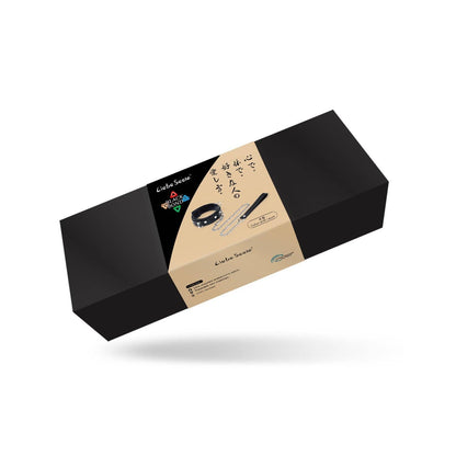 Liebe Seele- Black Bond Collar and Leash with Soft Lining