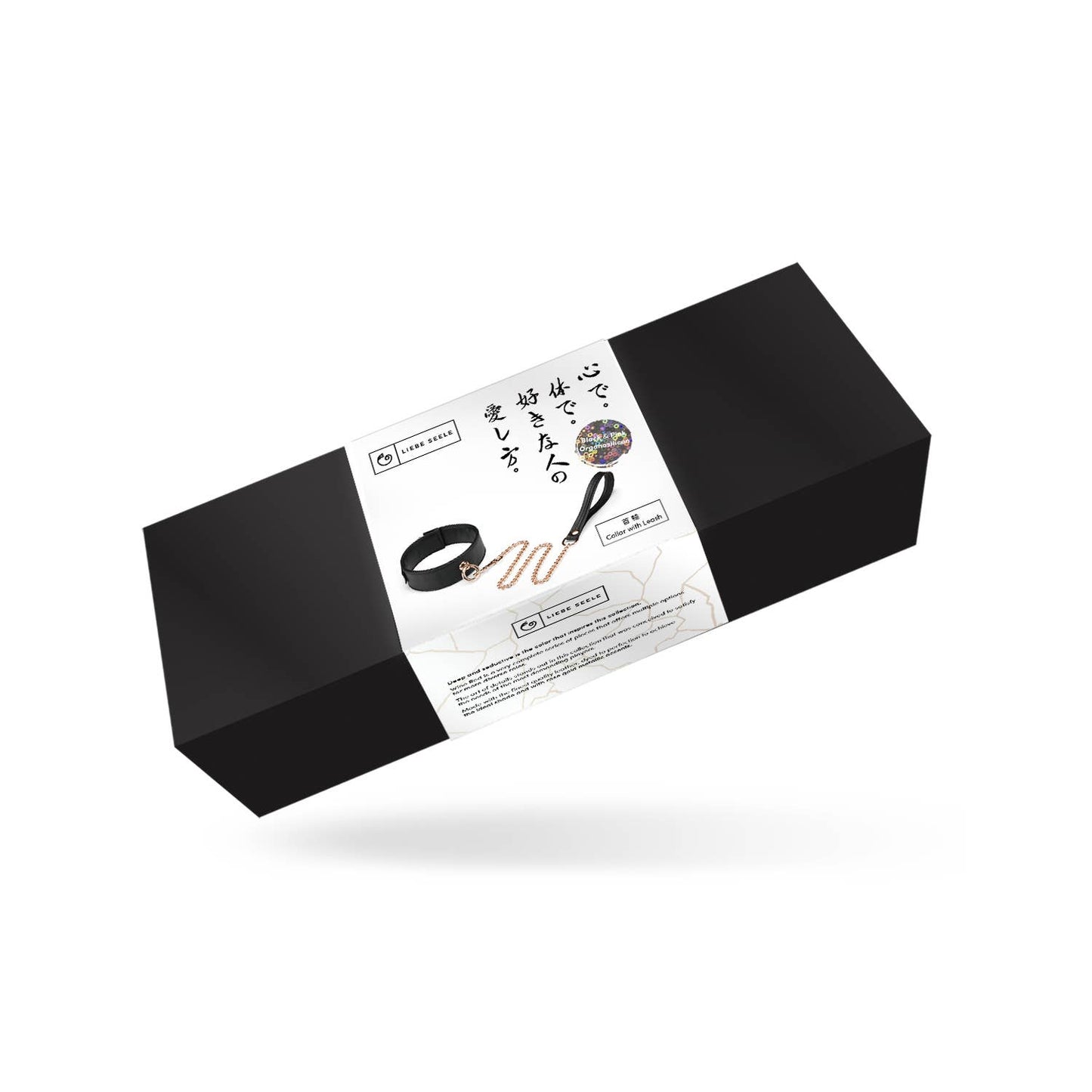 Liebe Seele- Black Organosilicon Collar with Leash