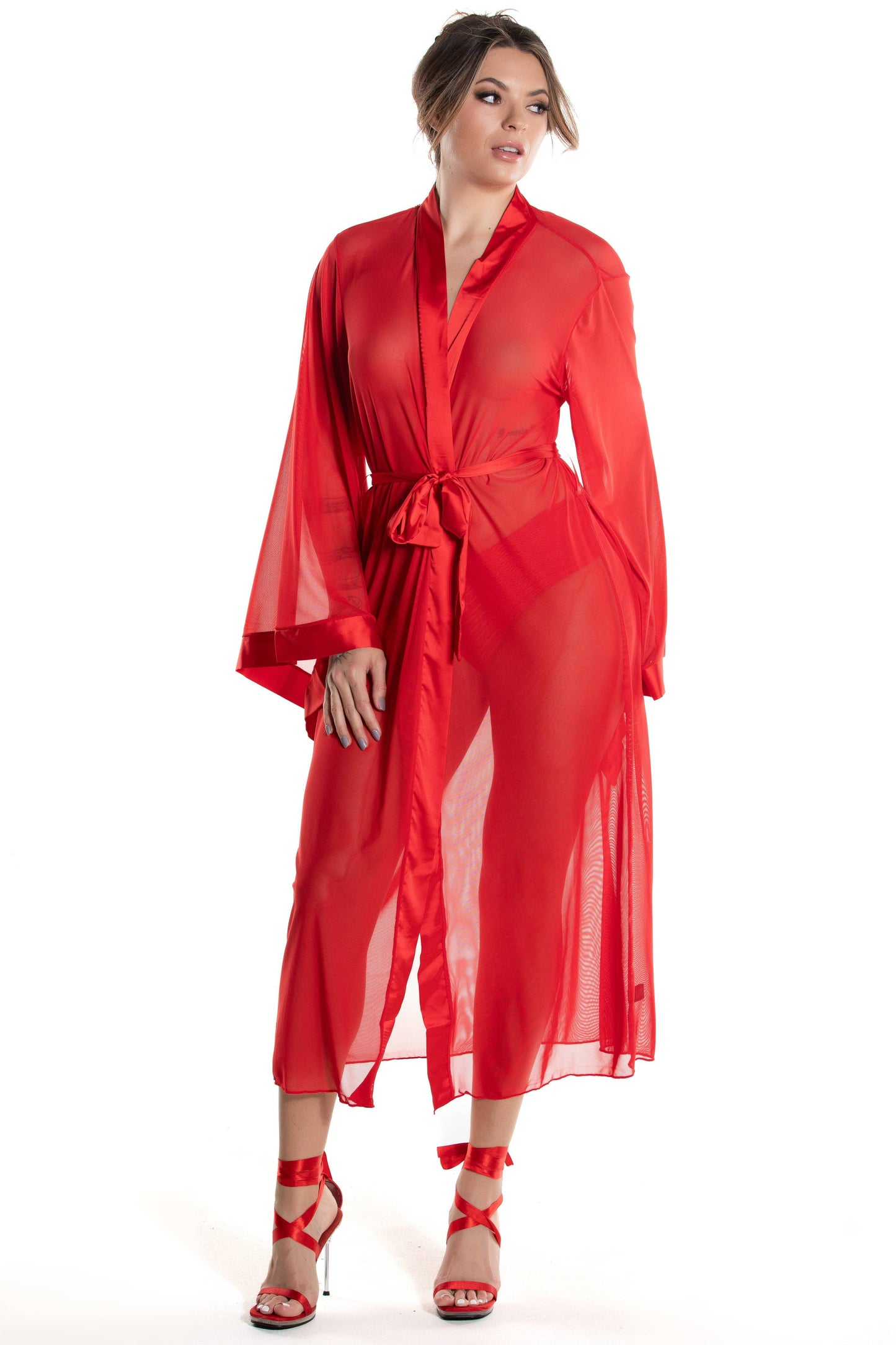 Long Mesh Robe by Midnight Ballerina