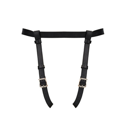 Dark Secret Deluxe Leather Strap On Harness by Liebe Seele