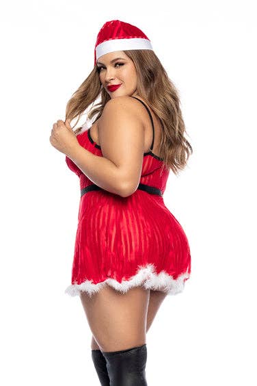 Mrs. Claus Curvy Babydoll- Holiday