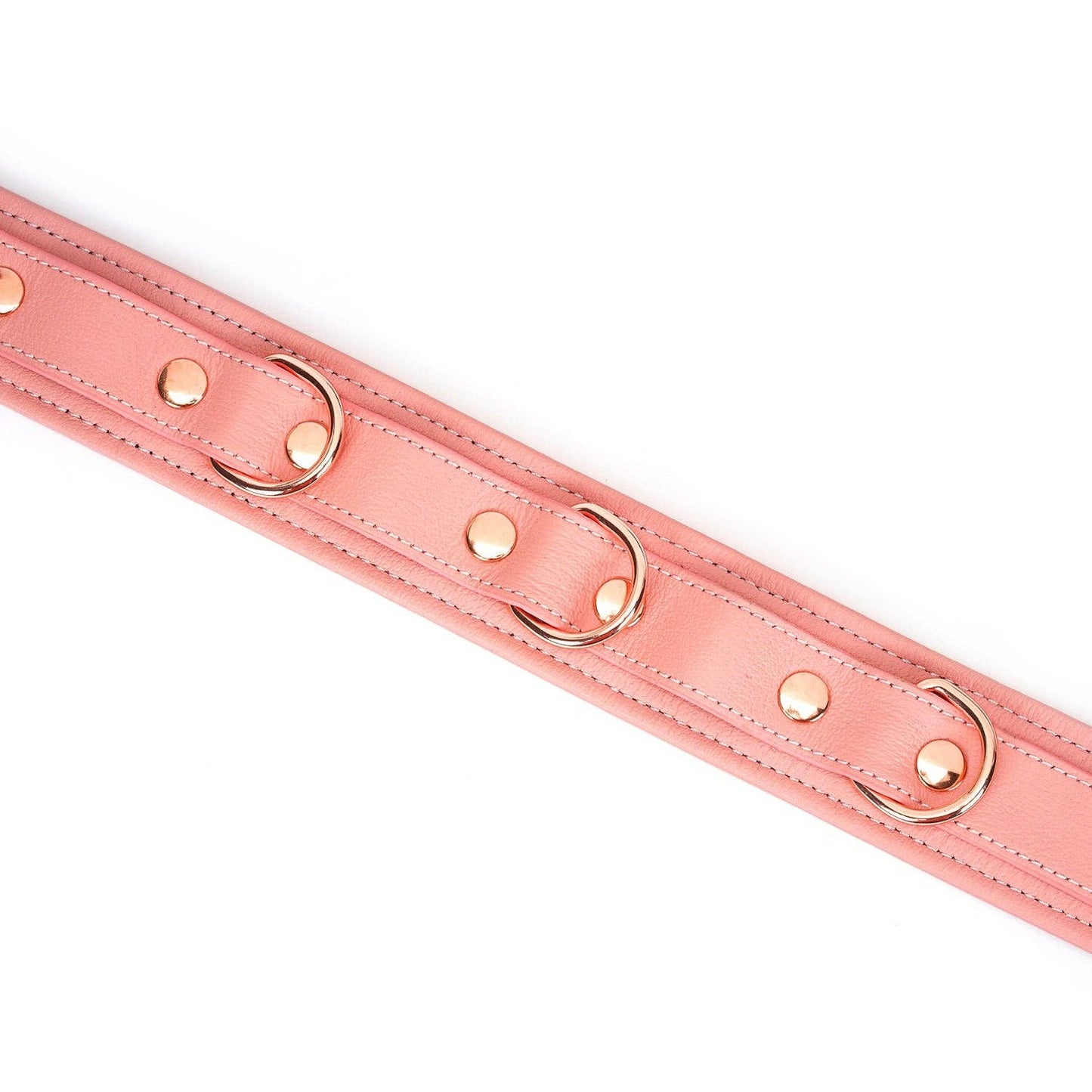 Liebe Seele- Pink Dream Leather Collar with Leash
