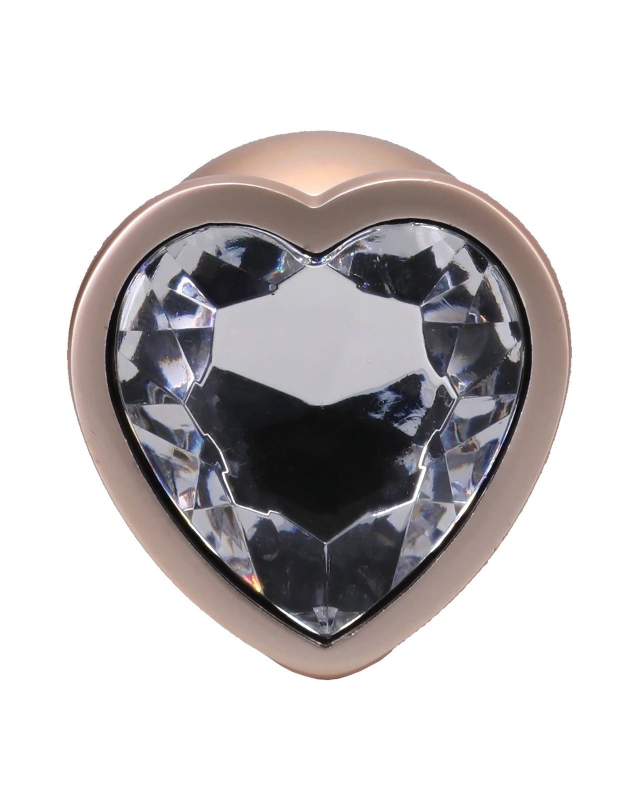 Booty Bling Jeweled Metal Plug - Large Gold