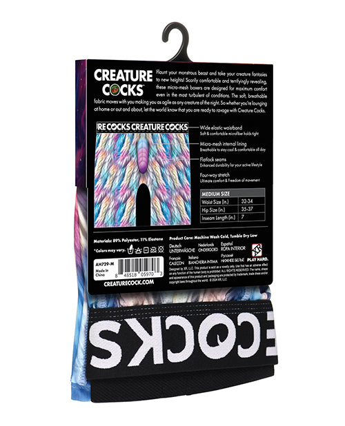 Creature Cocks - Creature Wear Mystique Unicorn Boxer Shorts - MD